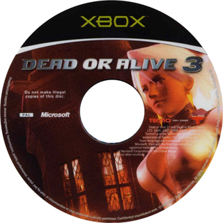 Dead or Alive 3 (USA) [Platinum Hits] Game Disc